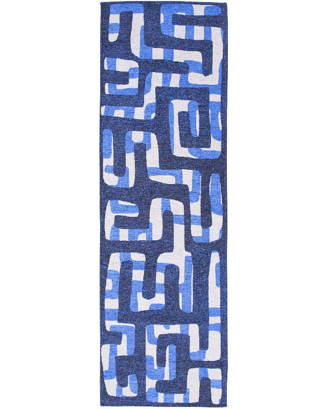 Geometric Area Rug, Rectangle 80 x 150cm