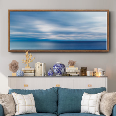 Forever Blue- Framed Canvas