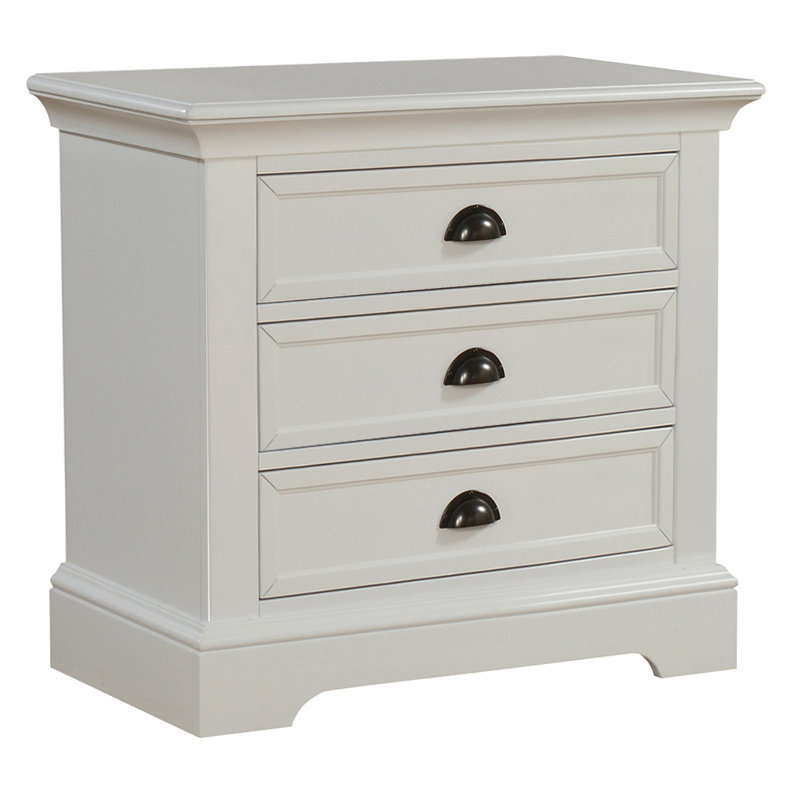 Huey 28'' W Nightstand, White
