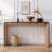 Black Wood Console Table