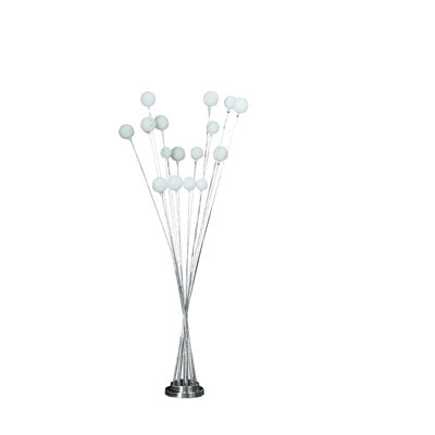 16-Light Acrylic Globe LED Floor Lamp