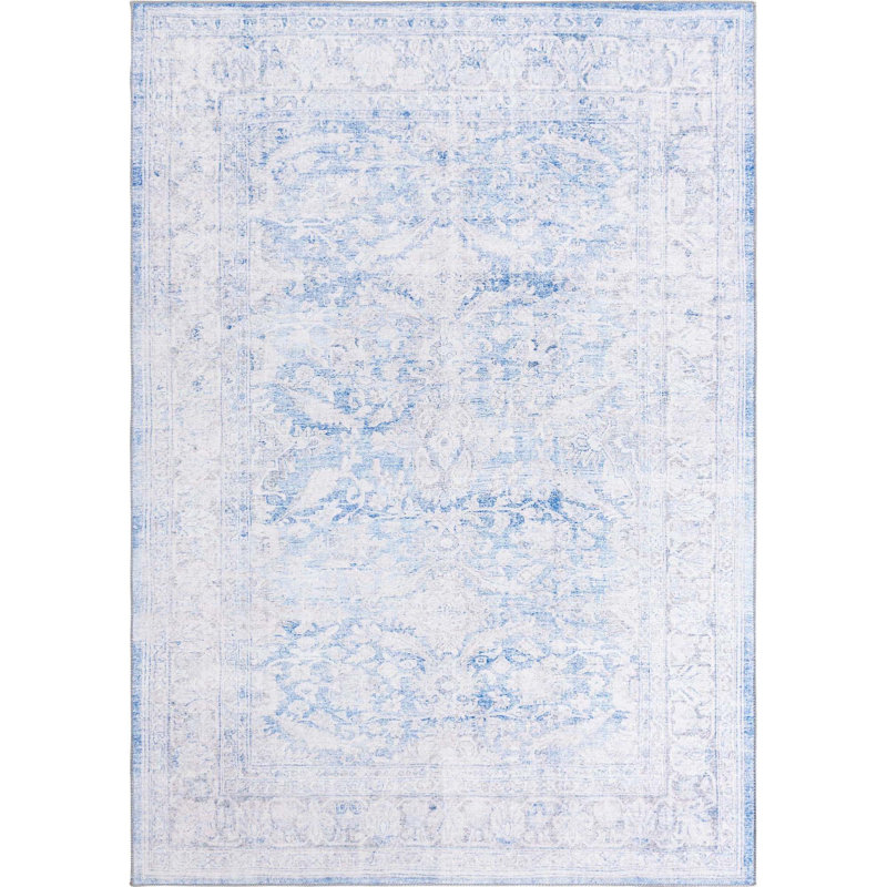 Layne Chenille Oriental Indoor Rug, Rectangle 7'6" x 10'6"