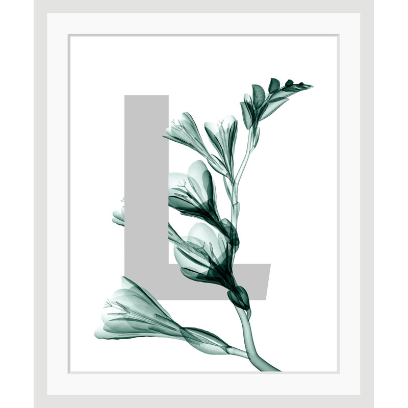 Letter L - Single Picture Frame Print, 40 cm H x 30 cm W