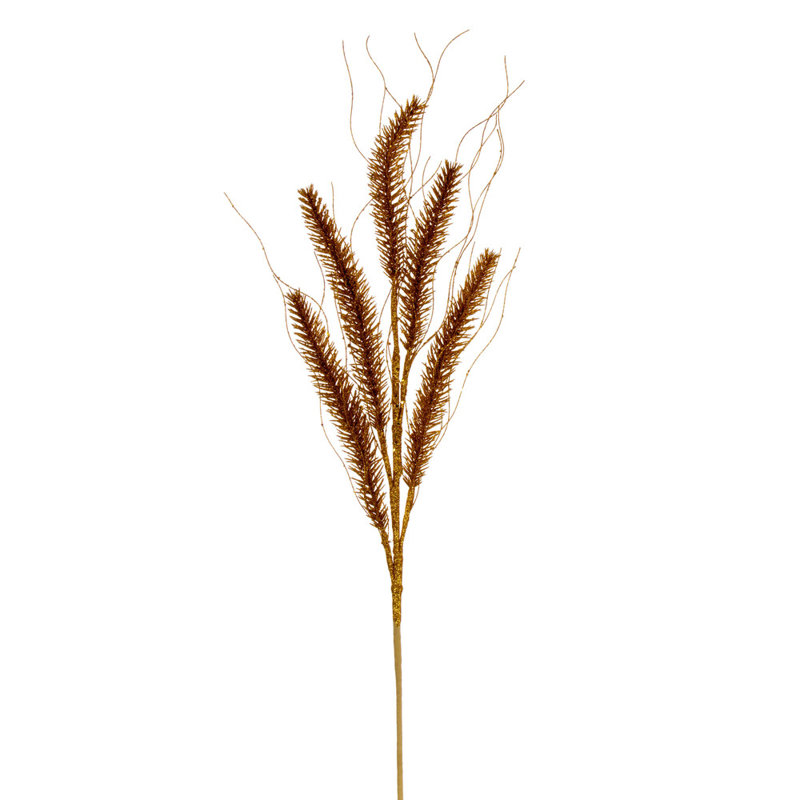 30" Baby Wheat Glitter Spray, 6 per bag., Gold