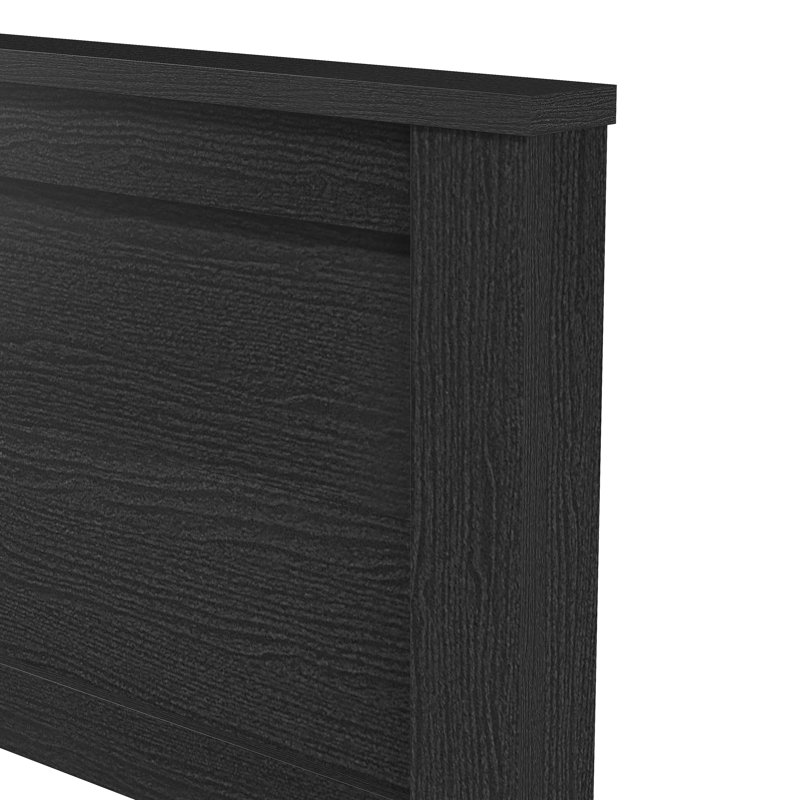 Tête de lit à panneau Tevrat, Double/Grand, Chêne noir