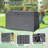 East West Furniture 48'' W 100 Gallons Water Resistant Resin Deck Box-97639295
