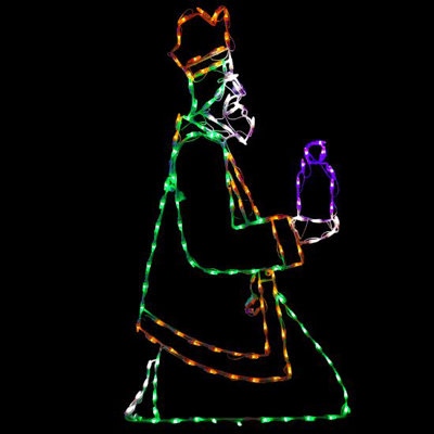 Nativity Wiseman Kneeling  LED 55 in