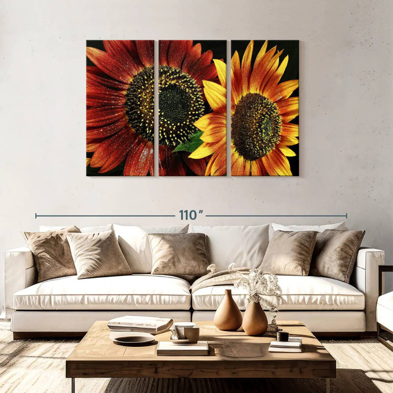 Harnek Flower I, 48" H x 74" W