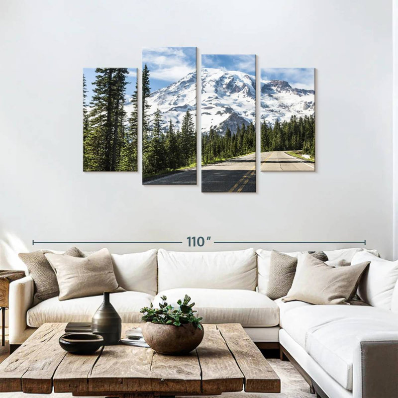 Mehar Road To Mount Rainier, H 48 po x l 75 po