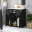 30" Bathroom Vanity with Undermount Sink, Solid Wood Frame, Soft-Close Drawers & Doors, Painted Surface, Modern Bathroom Cabinet with Tip-Out Drawer and Ample Storage-1430800209