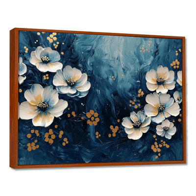 «Garden Dahlia Effect At Night I», art mural Dahlia