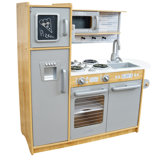 Uptown Wooden Play Kitchen with Play Phone & Chalkboard