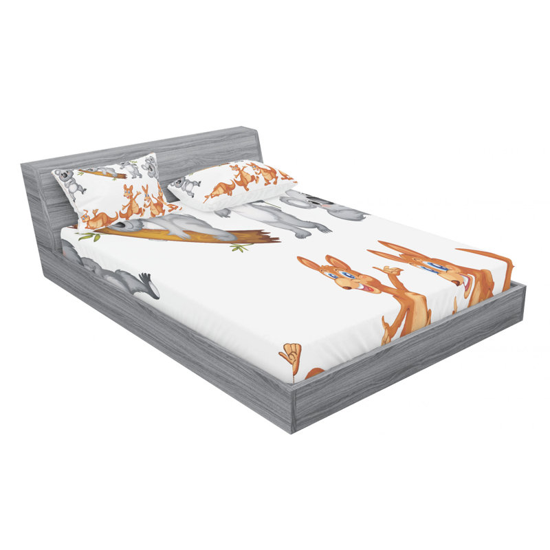 Microfiber Sheet Set, Queen Sheet Set + Fitted Sheet + 2 Pillowcases