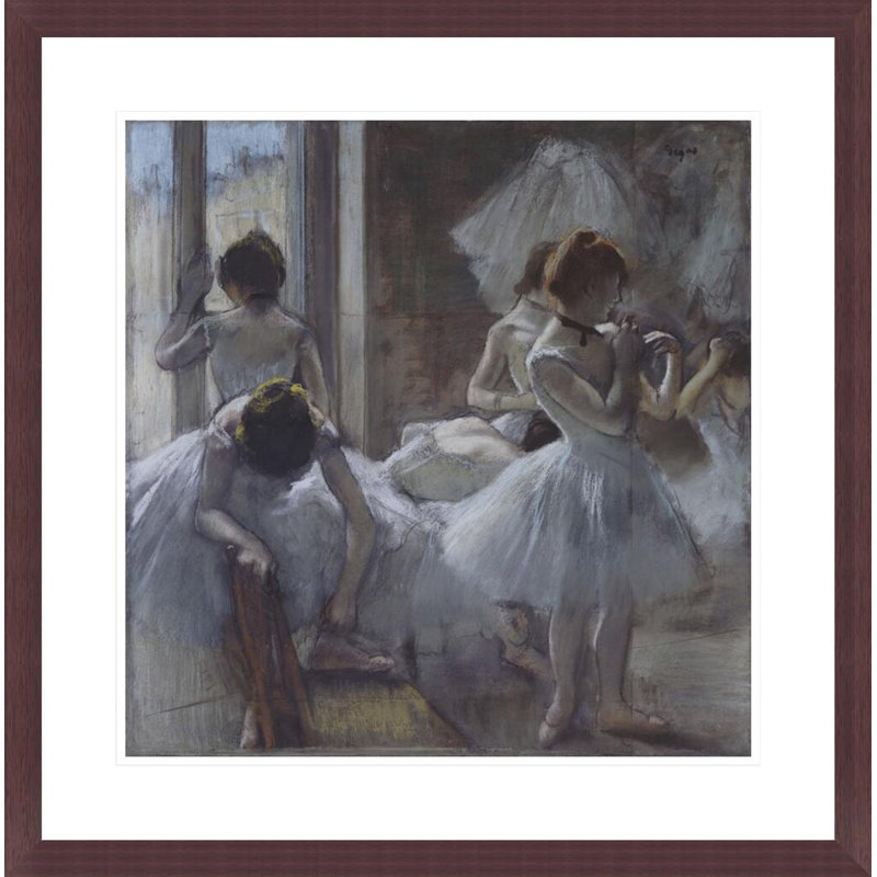 «Dancers» par Edgar Degas, impression giclée sur cadre, H 23,79 po x l 23,5 po