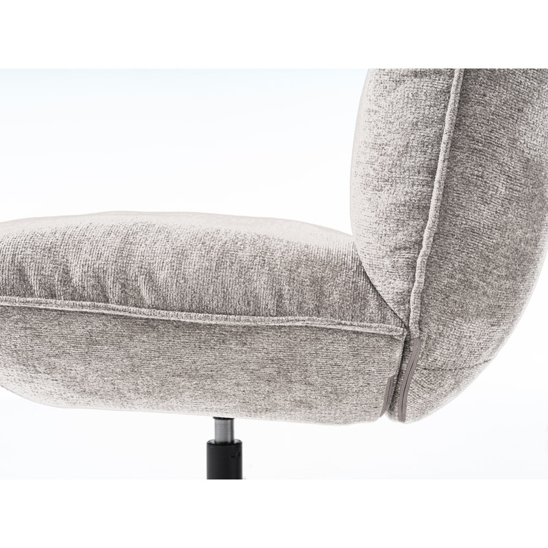 Algenn Upholstered Accent Chair, Off White Polyester Blend