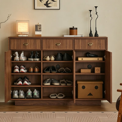 Armoire à chaussures rétro de style européen