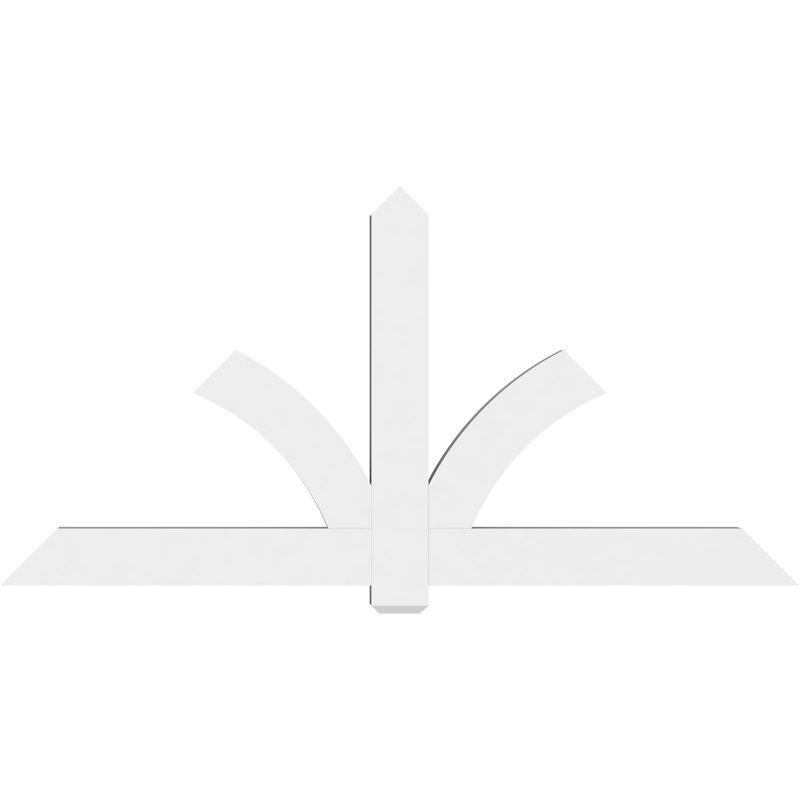 Support pour pignon en PVC Redmond, H 42 po x l 84 po (pas: 12/12), P 4 po x F 6 po