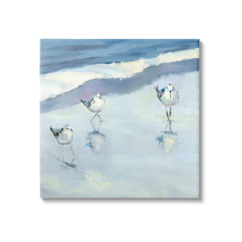 «Au-450», toile abstraite bleue sur toile par Kathleen Broaderick, peinture, H 24 po x l 24 po x P 1,5 po