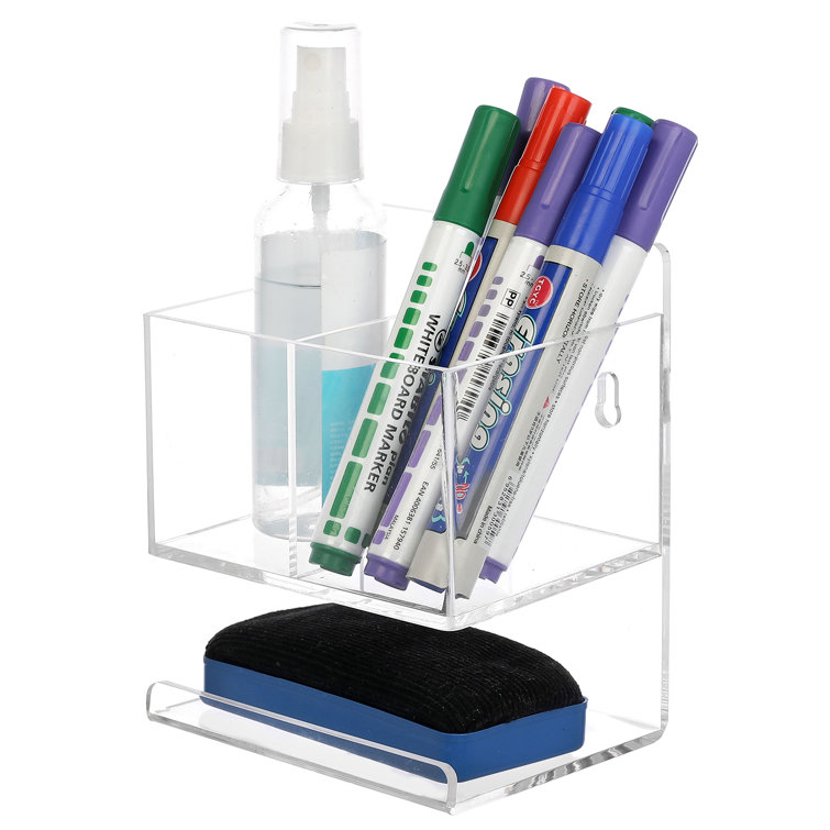 Cabilock Pen Display Stand,48-Slots,Desktop Pen Stand,Eyebrow Pen  Stand,Office Paint for Painting Supplies,Marker Display Clear Stationer  Showing for