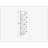 Remo 63'' H x 13'' W Iron Corner Bookcase-68290598