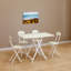 Krystine Metal Base Dining Table-1123751643