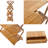 Alissone Assembly-free Solid Wood Storage Rack (26.8'' H x 19.7'' W x 9.8'' D)