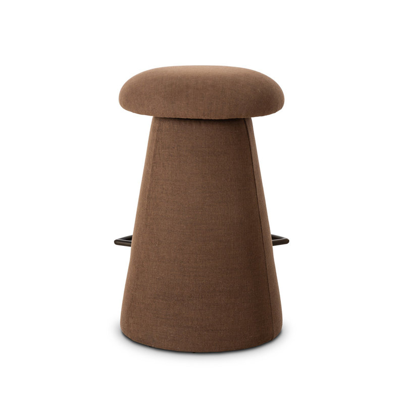 Cannes Swivel Stool-Crypton Wayfarer Sienna-Counter, Crypton Nomad Mushroom