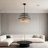 6-light Dimmable Tiered Crystal Chandelier