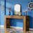 Wood Retangular Console table with sturdy base