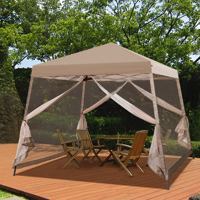 10 pi. L 10 pi. Pavillon de jardin en D, Beige