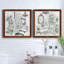«Opulent Bath I», ensemble de 2 peintures sur toile encadrées-2079942353-2079942354