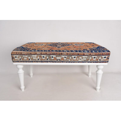 Banc de porte d'entrée, banc de bureau, banc de repose-pieds, banc rembourré, banc de tapis turc, banc Kilim, banc de décoration intérieure, banc fabriqué à la main
