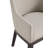 Gansevoort Modern Vegan Leather Upholstered Beech Wood Dining Arm Chair in Stone Gray-1884494484