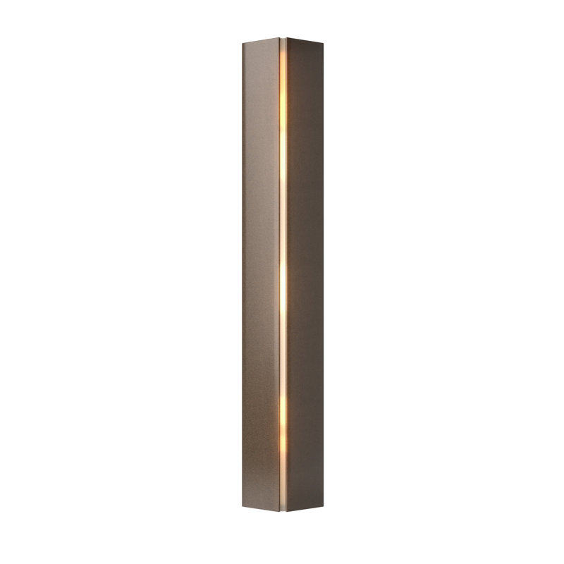 Gallery Steel LED Flush Mounted Sconce, Bronze
