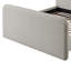 Lit plateforme tapissier gris Hedon-100088499