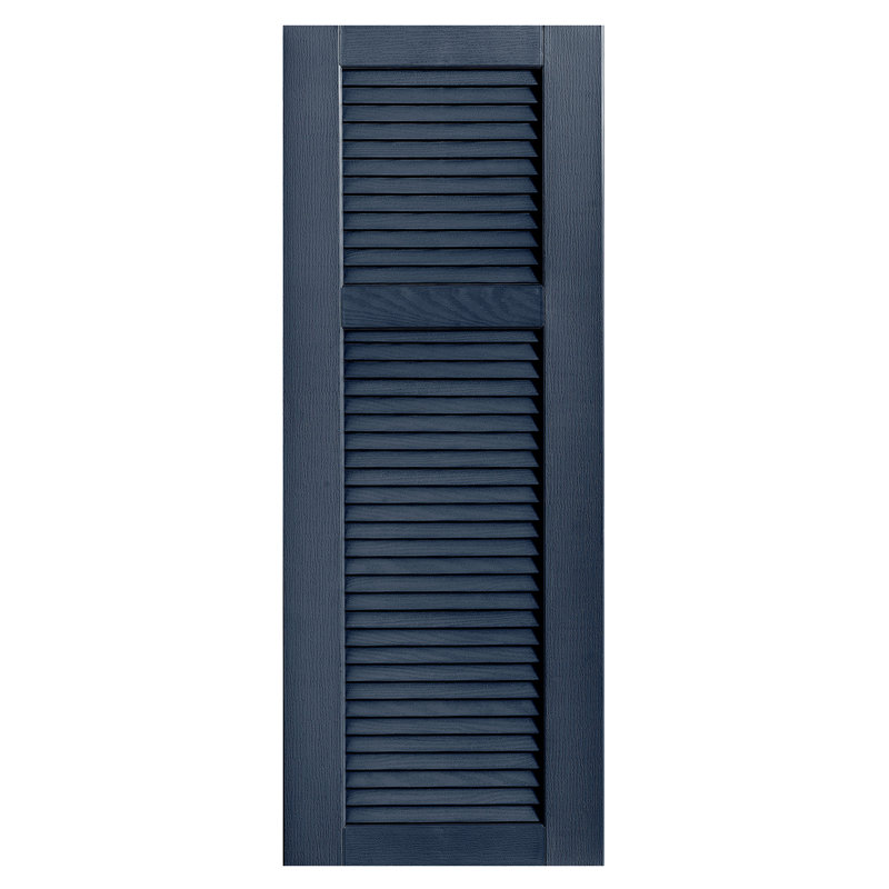 Paire de volets à persienne droite, Royal, 18 po, 57 po