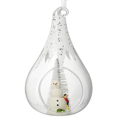 12cm Glass Bauble