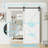 Standard Single Door Barn Hardware Kit (Not Include Door)-44442766