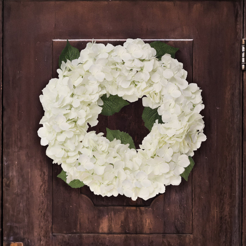 Ensemble de 6 hortensias blancs 18 "Tena