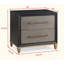 Table de chevet 2 tiroirs 1pc