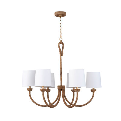 Coastal Luxe 6-Light Chandelier