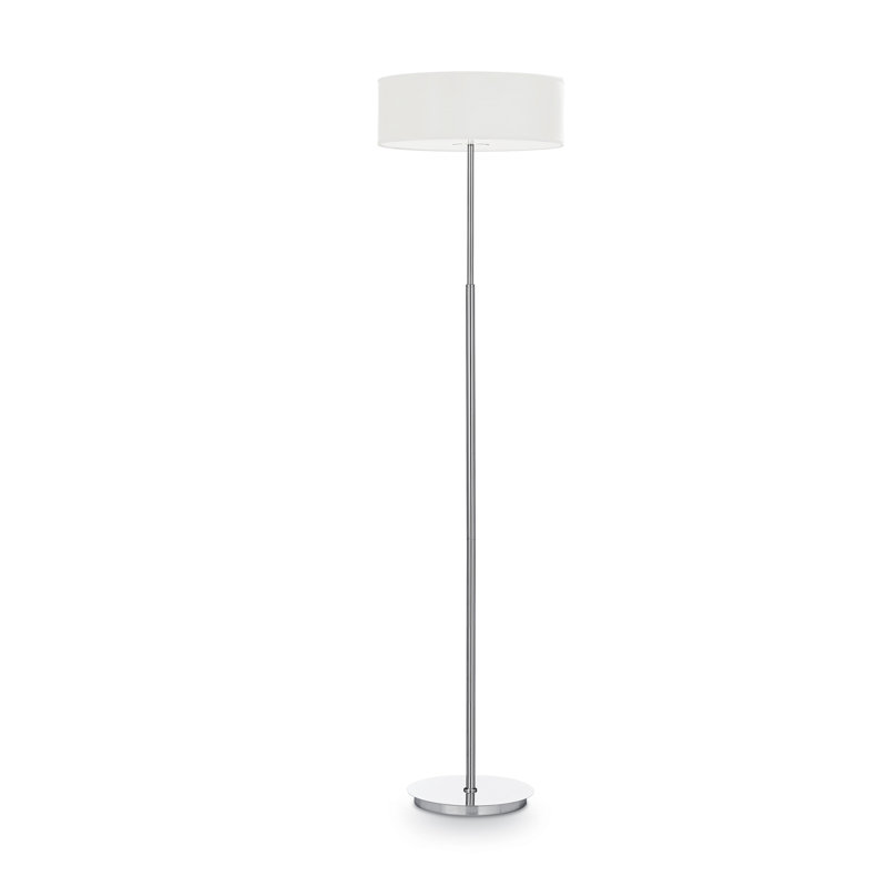 Lampe sur pied traditionnelle 62,4 po Makale, Blanc