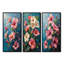 «Vibrant Dance of Pink Blue Hibiscus I», collection d'art mural Hibiscus-242924432-242924441-242924423