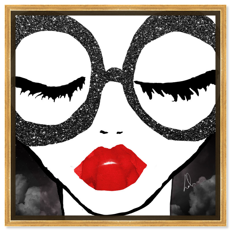 «Fashion and Glam She is All That», impression sur toile, L 24 po x H 24 po, Toile tendue