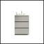 Meuble-lavabo de 30 po avec lavabo, grand rangement et 3 trous de robinet pour salle de bain moderne, pré-assemblé avec une cuve blanche-1531640164-1531640184