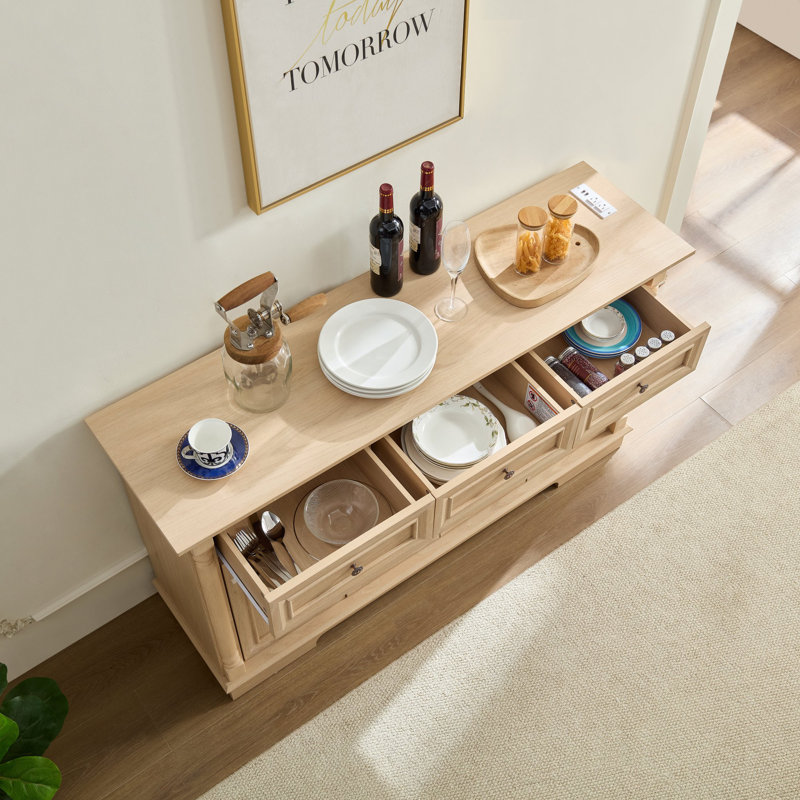Armoire de rangement polyvalente en MDF de style maison de campagne idéale pour la cuisine et les espaces de vie
