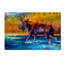 «Autumns Glimpse Moose» par Marion Rose, reproduction sur toile-21935373