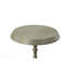 Table d'appoint Elegant Silver 18,5 po x 24 po forgée à la main avec finition nickel antique