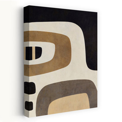 «Geometric 2 Abstract Contemporary Elegant», art mural