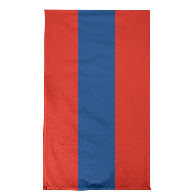 Stripe Tea Towel Kitchen Towel, Cotton Twill, Red/Blue Toronto Baseball
